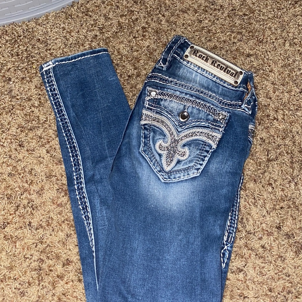 Women’s rock revival skinny jeans